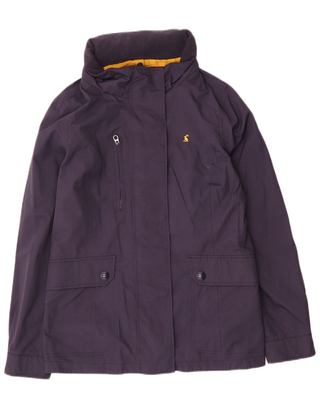 Joules Womens Utility Jacket UK 14 Large Navy Blue Polyester