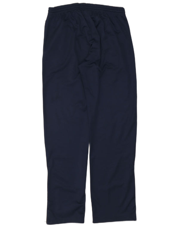 Asics Mens Tracksuit Trousers Large Navy Blue Polyester