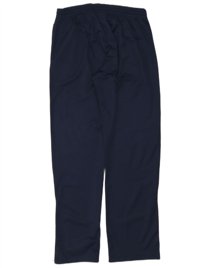 Asics Mens Tracksuit Trousers Large Navy Blue Polyester