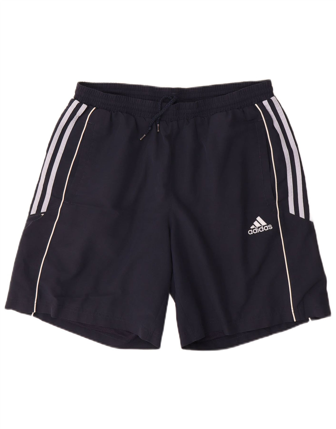 Adidas Mens Sport Shorts Large Navy Blue Polyester