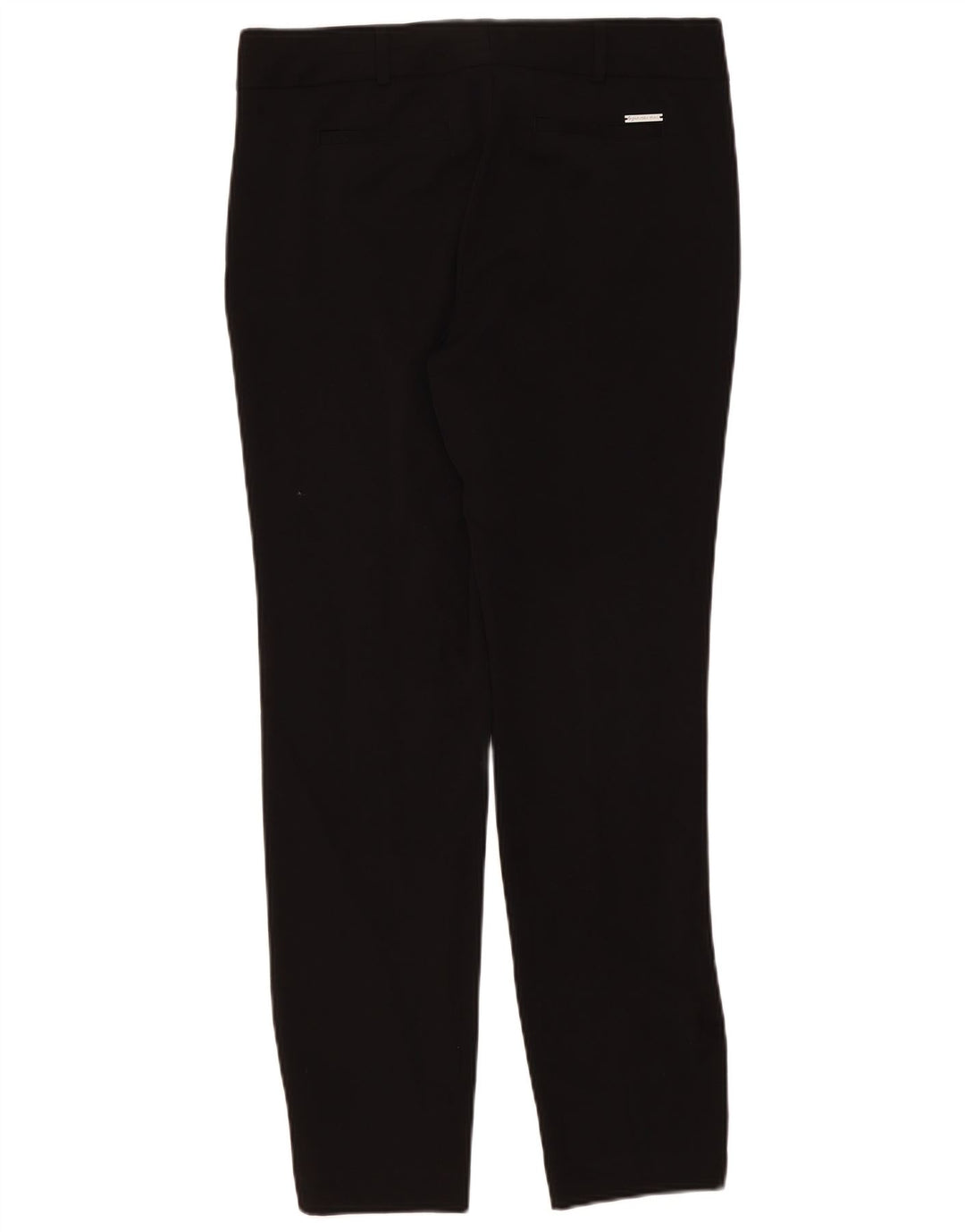 Michael Kors Womens Slim Chino Trousers US 8 Medium W34 L31 Black Polyester
