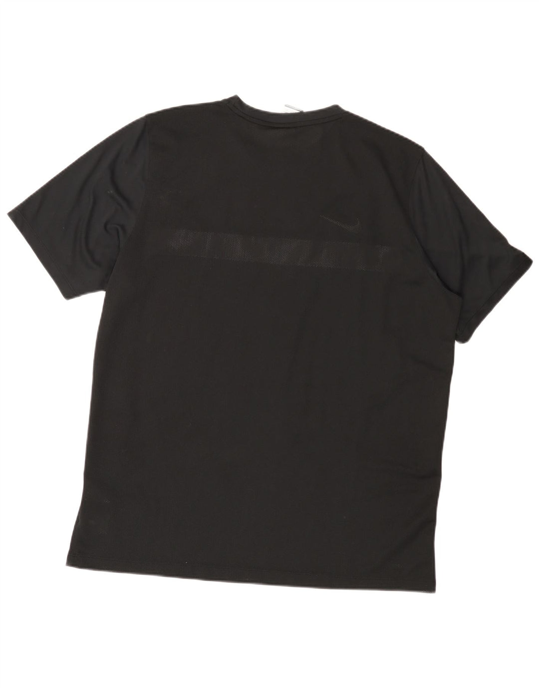 Nike Mens Dri Fit T-Shirt Top 2XL Black Colourblock Polyester