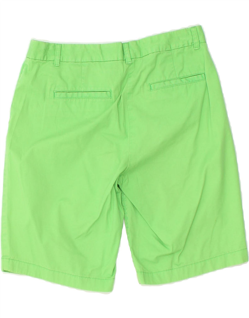 J. CREW Womens Chino Shorts US 2 XS W28  Green | Vintage J. Crew | Thrift | Second-Hand J. Crew | Used Clothing | Messina Hembry 