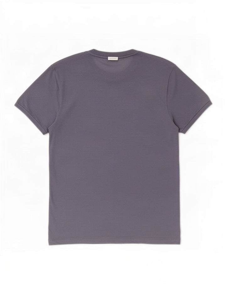 Zara Mens T-Shirt Top Medium Blue Viscose