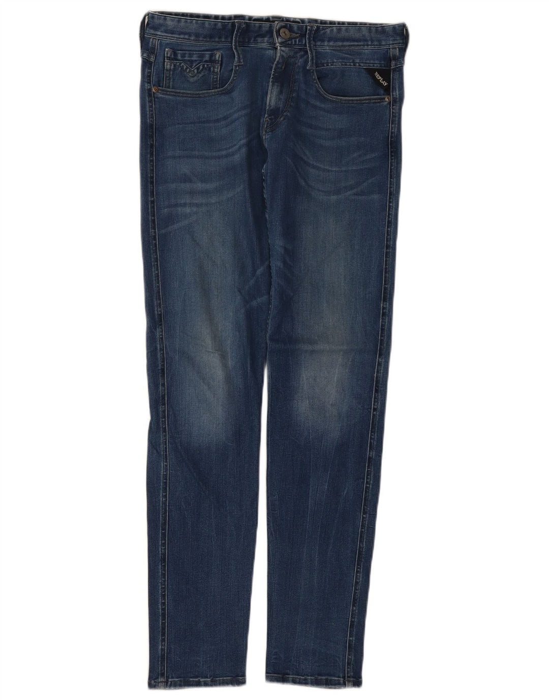 Replay Womens Anbass Slim Jeans W29 L31 Blue