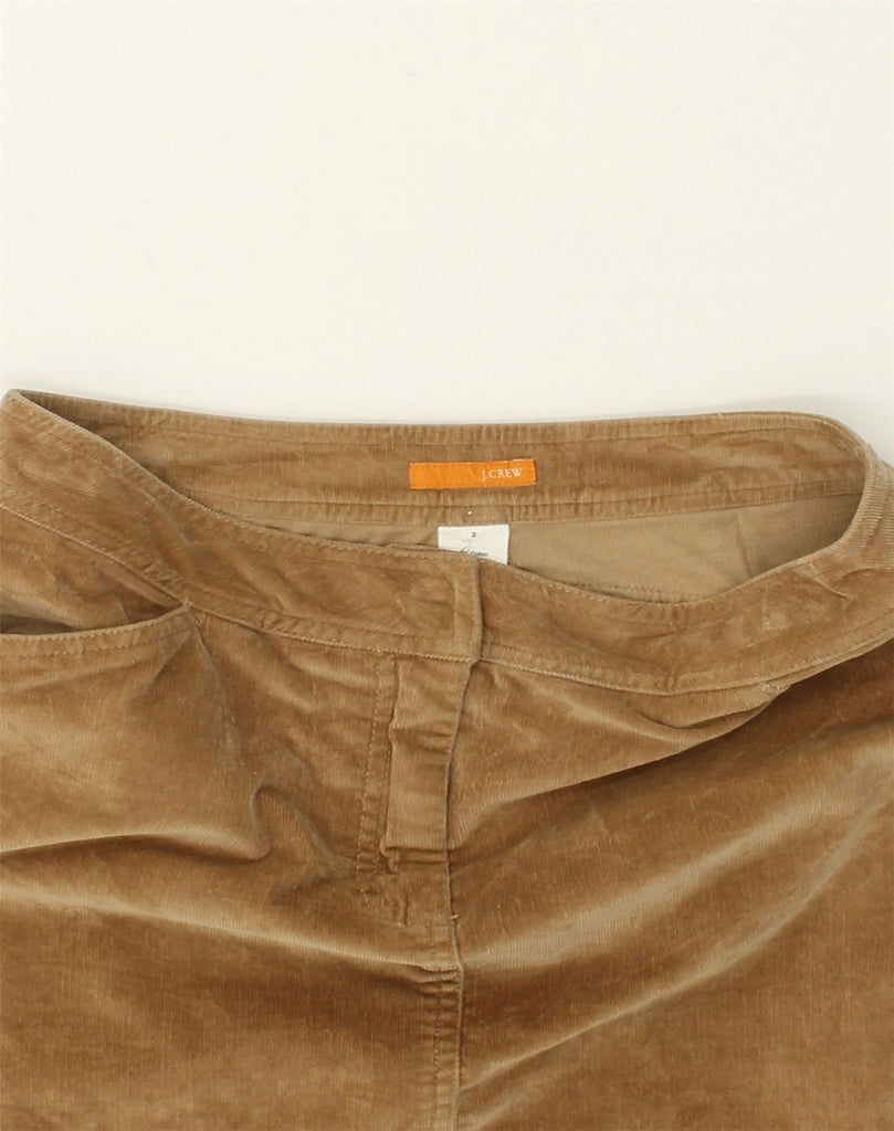 J. CREW Womens Corduroy Skirt US 2 XS W30  Brown Cotton | Vintage J. Crew | Thrift | Second-Hand J. Crew | Used Clothing | Messina Hembry 