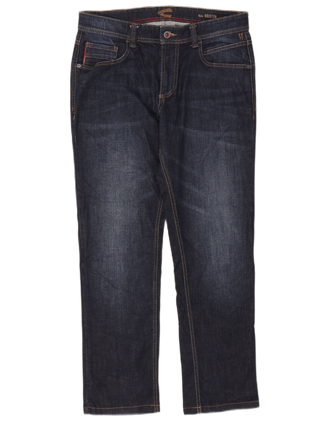 Camel Active Womens Houston Straight Jeans W32 L28 Navy Blue