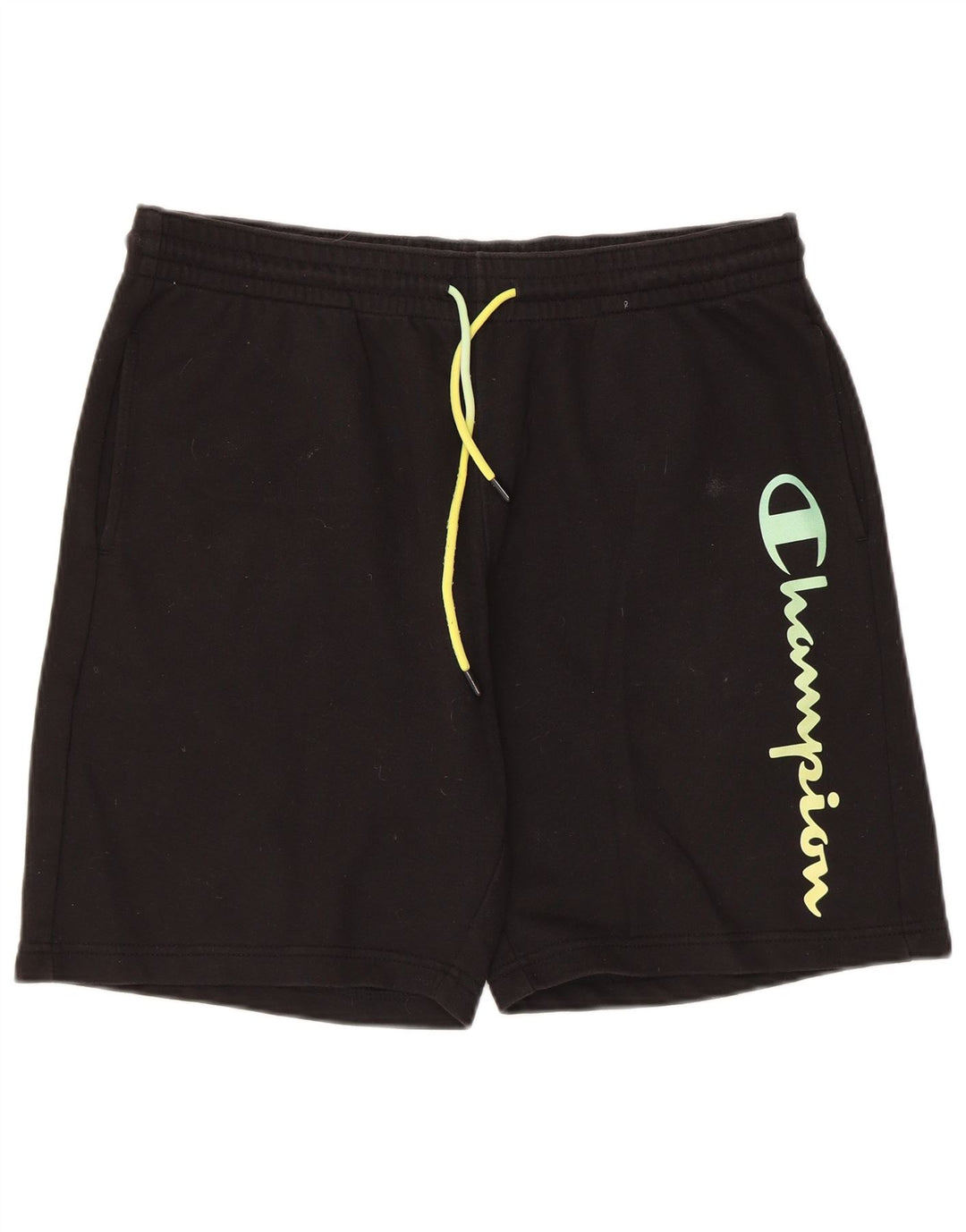 Champion Mens Graphic Sport Shorts XL  Black Cotton