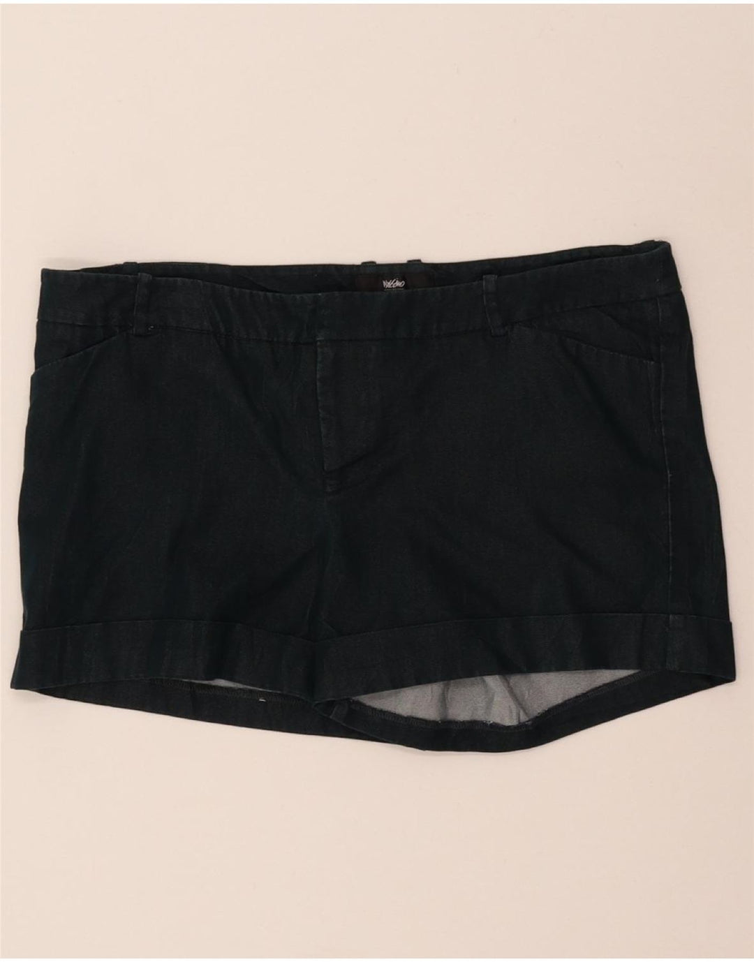 MOSSIMO Womens Casual Shorts US 14 XL W36 Navy Blue Cotton Vintage Mossimo and Second-Hand Mossimo from Messina Hembry 