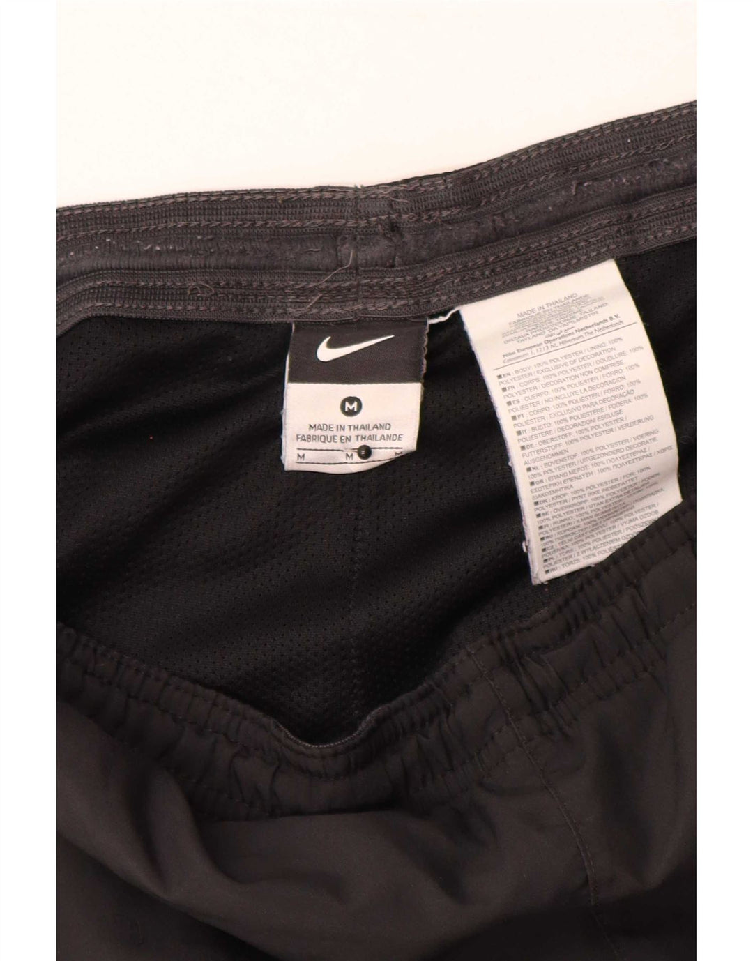 Nike Mens Tracksuit Trousers Joggers Medium Black Polyester