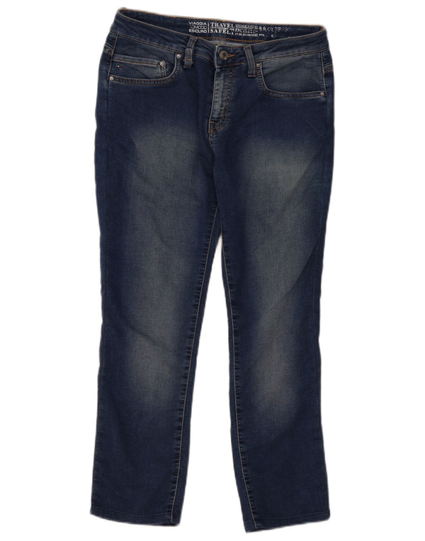 Carrera Womens Crop Slim Jeans W30 L25 Navy Blue Cotton