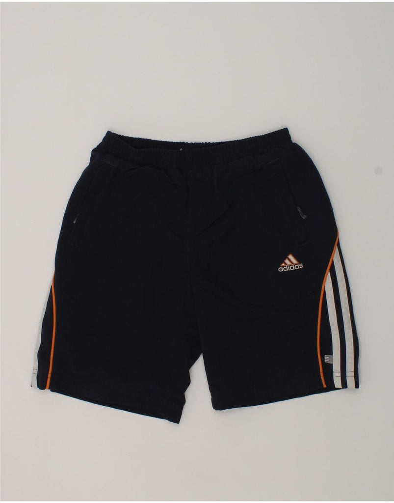 ADIDAS Boys Sport Shorts 5-6 Years Navy Blue Polyester | Vintage Adidas | Thrift | Second-Hand Adidas | Used Clothing | Messina Hembry 