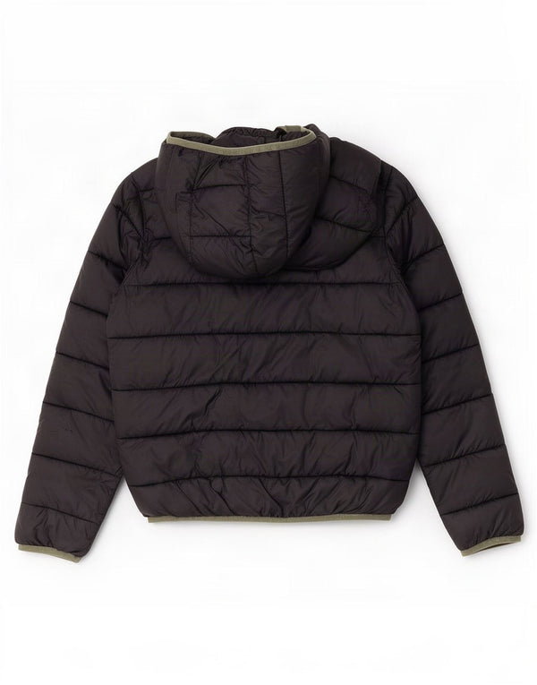 Champion Boys Hooded Padded Jacket 11-12 Years Large Black