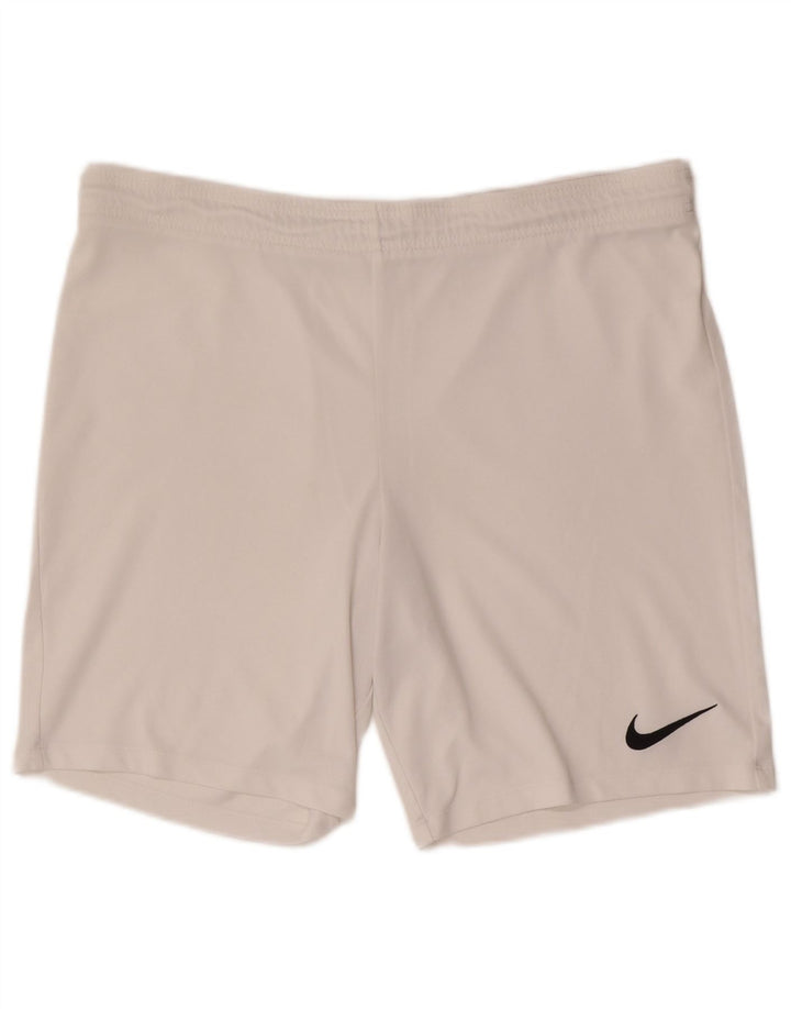 Nike Mens Dri Fit Sport Shorts Large  White