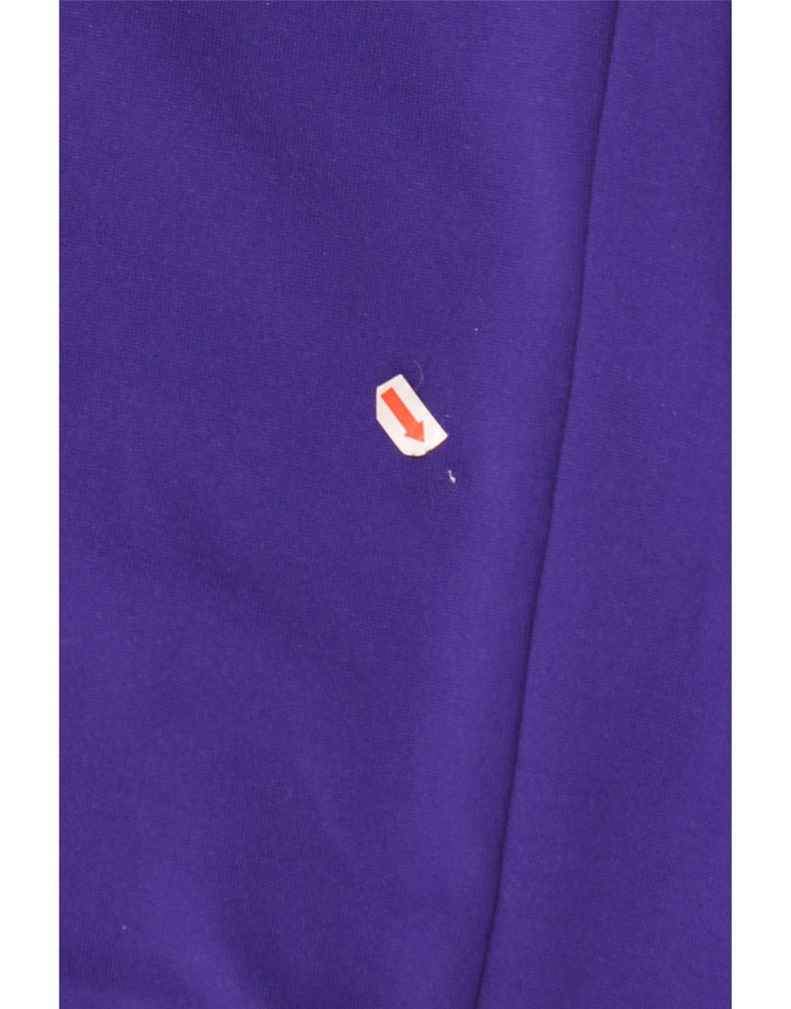 ADIDAS Mens Graphic Zip Hoodie Sweater XL Purple Polyester