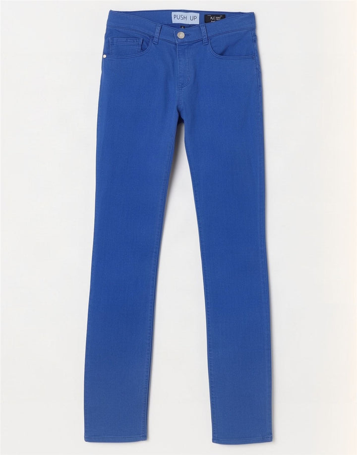 Armani Jeans Womens Push Up Slim Jeans W24 L28 Blue Modal