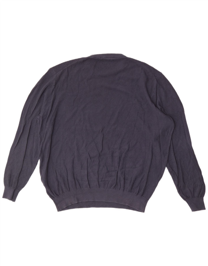 Harmont & Blaine Mens Crew Neck Jumper Sweater 3XL Navy Blue