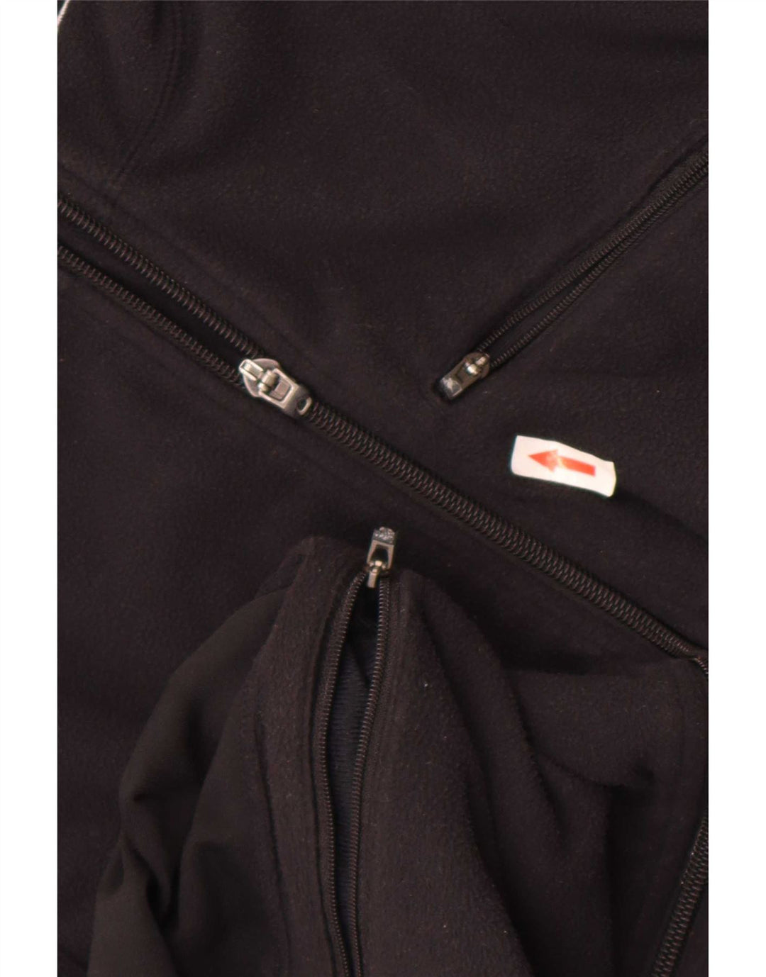 Nike Womens Fleece Jacket US 8/10 Medium Black Polyester