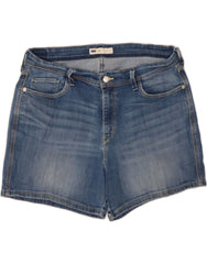 LEVI'S Womens Denim Shorts US 16 2XL W38  Blue Cotton