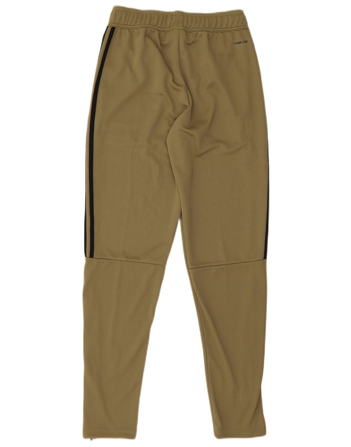 Adidas Mens Tracksuit Trousers Small  Khaki Polyester