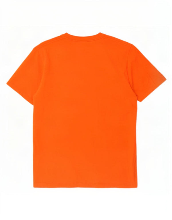 Nike Mens Graphic T-Shirt Top Large Orange Cotton