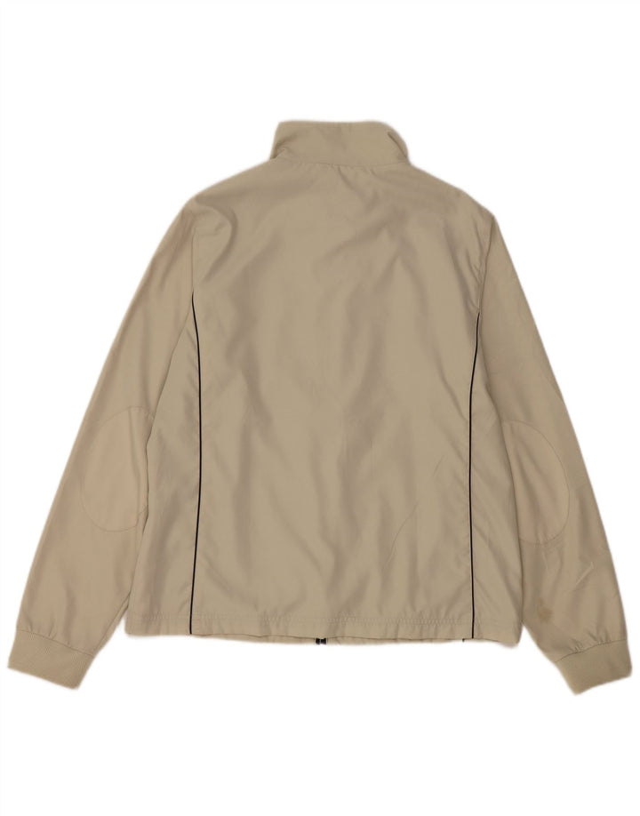 Champion Womens Tracksuit Top Jacket UK 16 Large Green Polyester