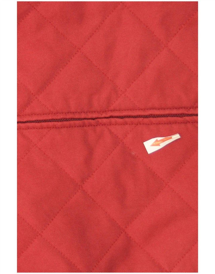 Orvis Womens Quilted Gilet UK 16 Large Red Polyester