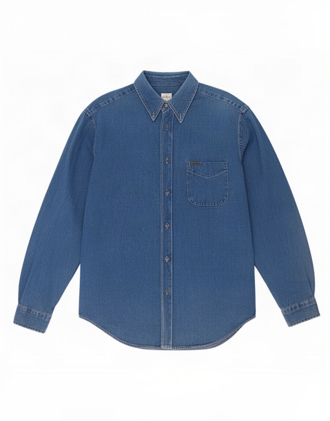 Calvin Klein Jeans Mens Denim Shirt Large Blue