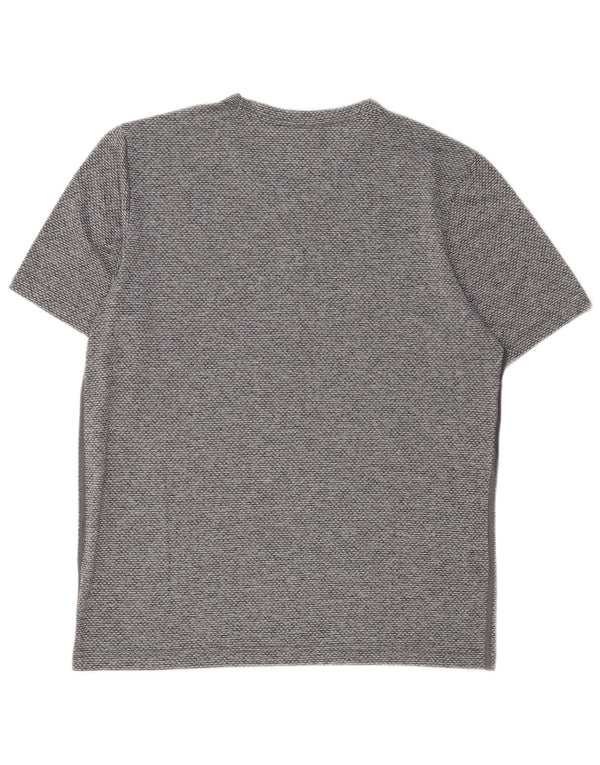 Champion Mens T-Shirt Top Small Grey Flecked Polyester