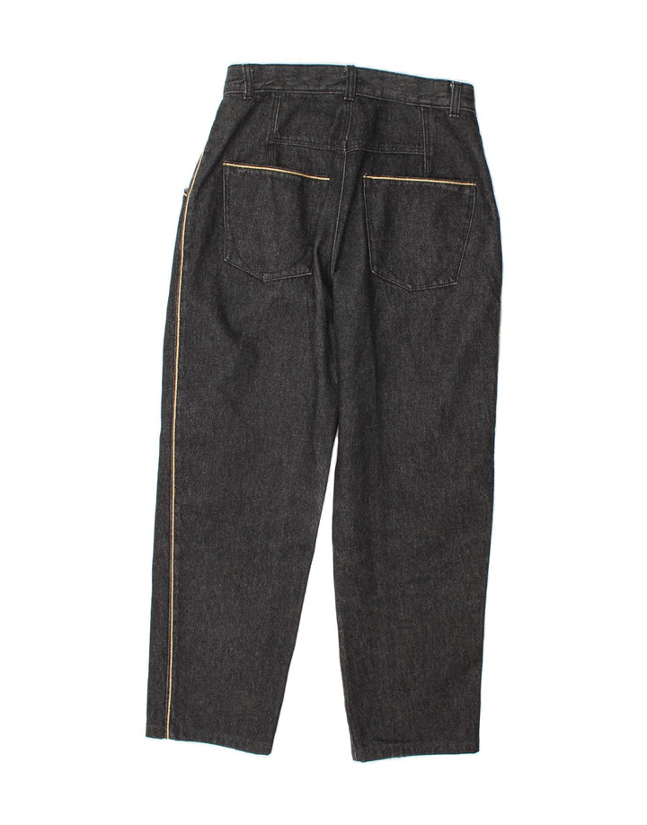 VINTAGE Womens Tapered Jeans EU 40 Medium W28 L28 Grey Cotton Vintage Vintage and Second-Hand Vintage from Messina Hembry 