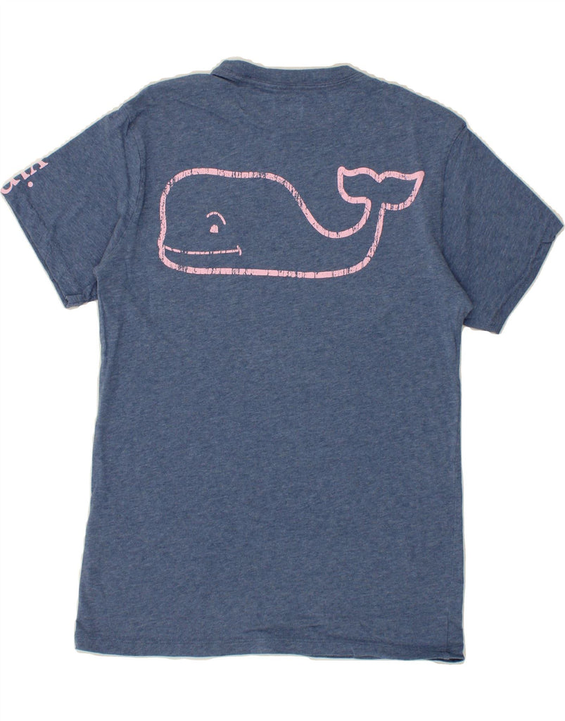VINEYARD VINES Mens Graphic T-Shirt Top XS Blue Cotton Vintage Vineyard Vines and Second-Hand Vineyard Vines from Messina Hembry 