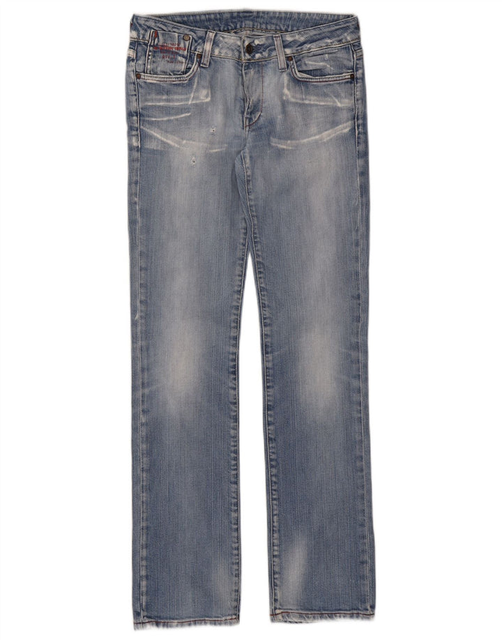 G-Star Womens Straight Jeans W27 L32 Blue Cotton