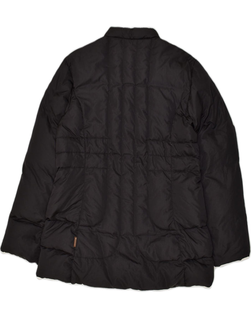 MONCLER Womens Padded Coat Size 4 Large Black Polyester | Vintage Moncler | Thrift | Second-Hand Moncler | Used Clothing | Messina Hembry 