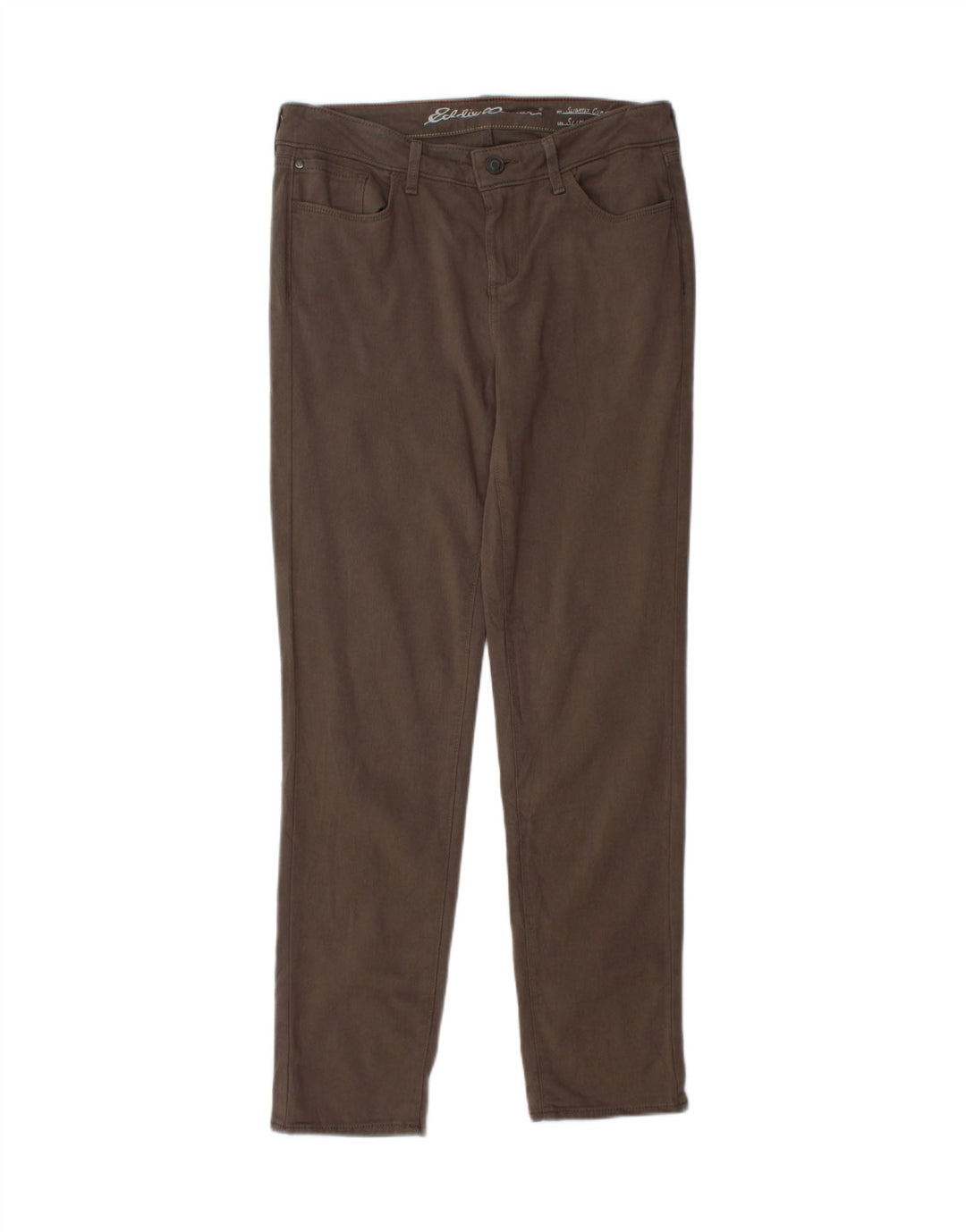 EDDIE BAUER Womens Casual Trousers US 10 Large W32 L31 Brown Vintage Eddie Bauer and Second-Hand Eddie Bauer from Messina Hembry 