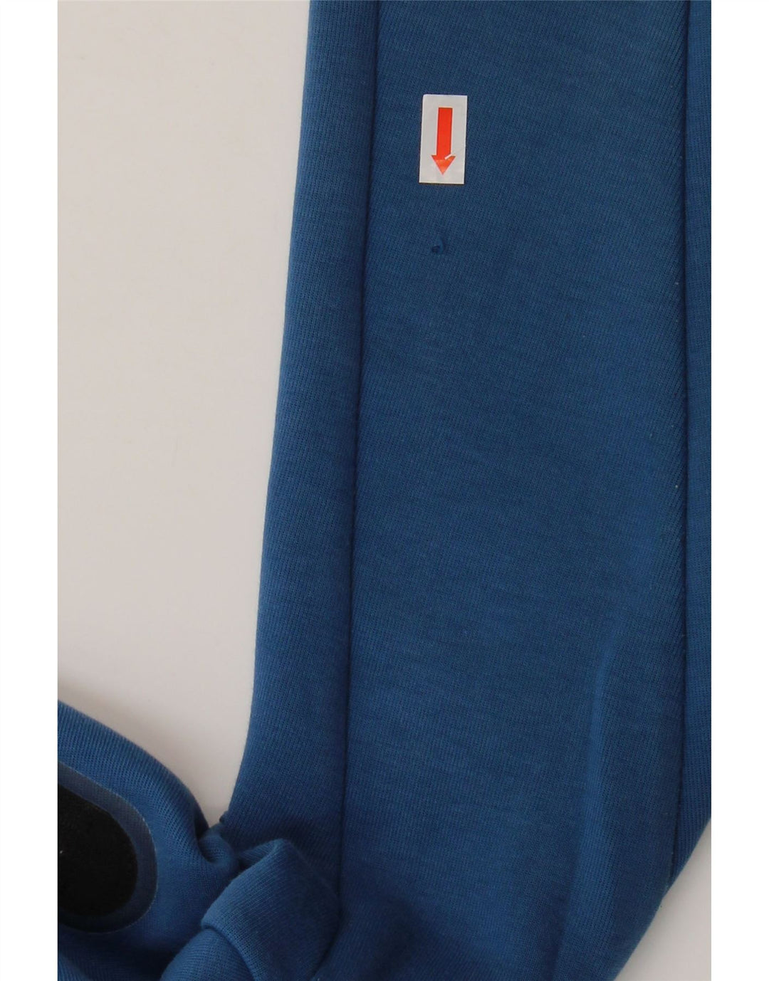 NIKE Mens Zip Hoodie Sweater Medium Blue Colourblock Cotton