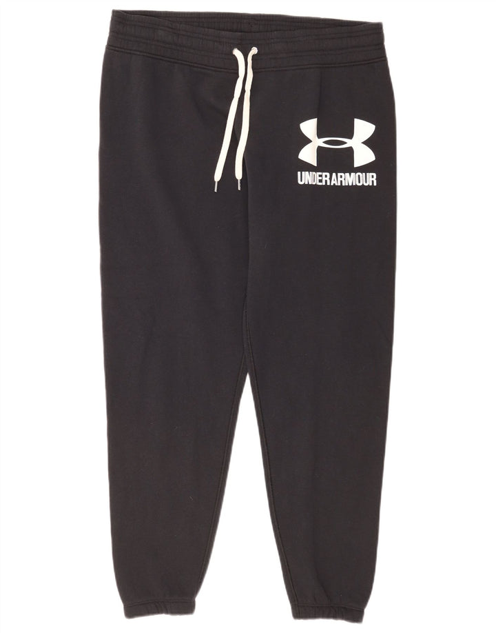 Under Armour Mens Graphic Tracksuit Trousers Joggers Large Navy Blue