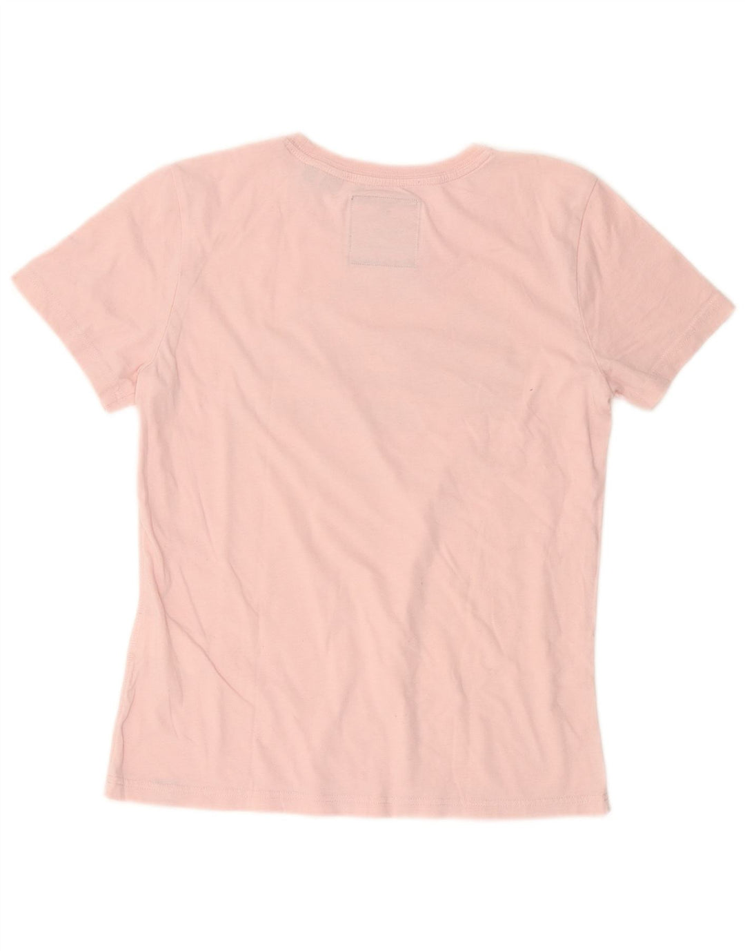 SUPERDRY Womens Graphic T-Shirt Top UK 10 Small  Pink Cotton