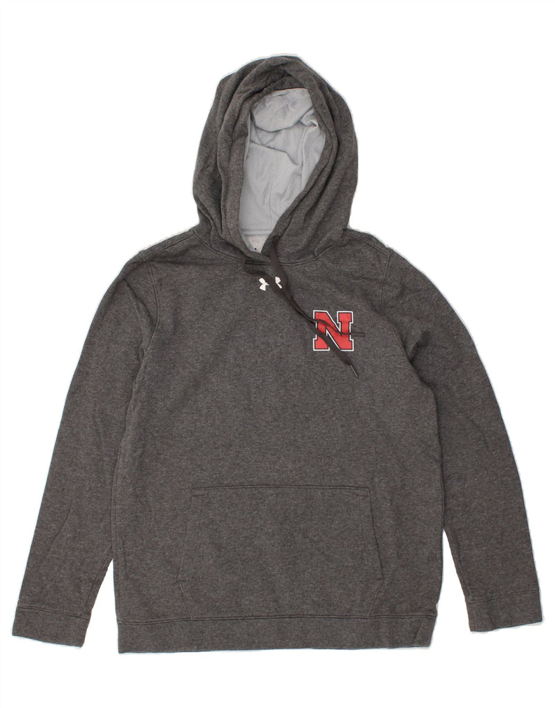 UNDER ARMOUR Mens Hoodie Jumper Medium Grey Flecked | Vintage Under Armour | Thrift | Second-Hand Under Armour | Used Clothing | Messina Hembry 