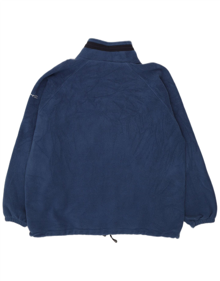 Champion Mens Fleece Jacket UK 44 2XL Blue Polyester