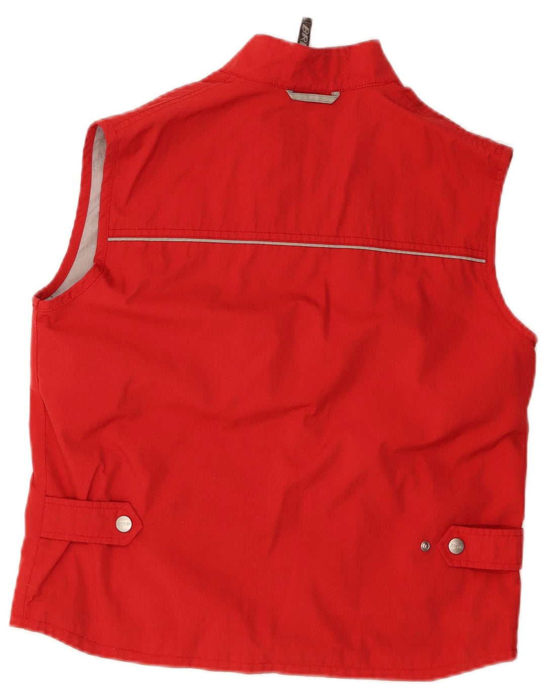 Brema Womens Utility Gilet UK 10 Small Red Polyamide