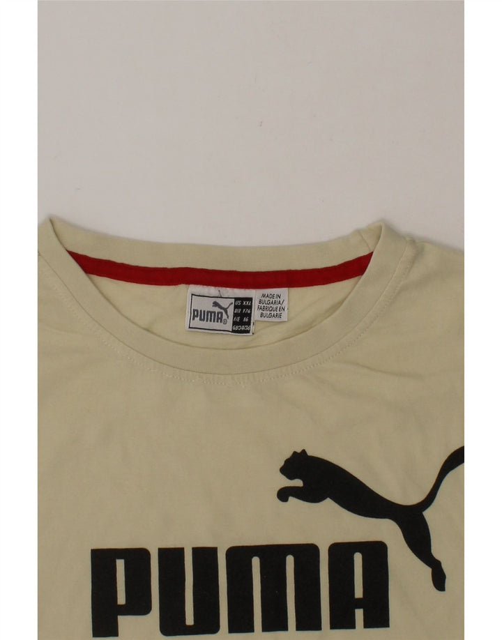 PUMA Boys Graphic Vest Top 15-16 Years Off White Vintage Puma and Second-Hand Puma from Messina Hembry 