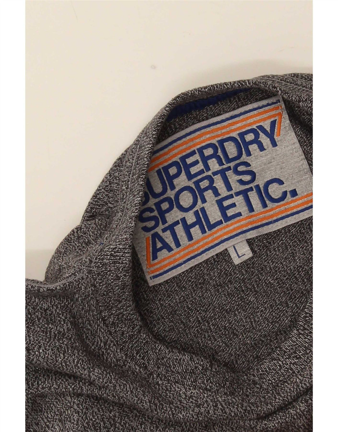 Superdry Mens Graphic T-Shirt Top Large Grey Colourblock