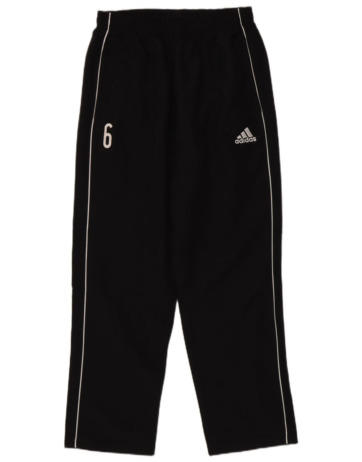 ADIDAS Mens Graphic Tracksuit Trousers Medium Black Polyester