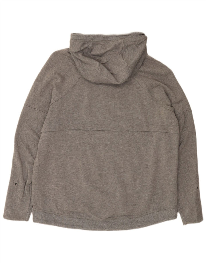Nike Mens Zip Hoodie Sweater XL Grey Cotton