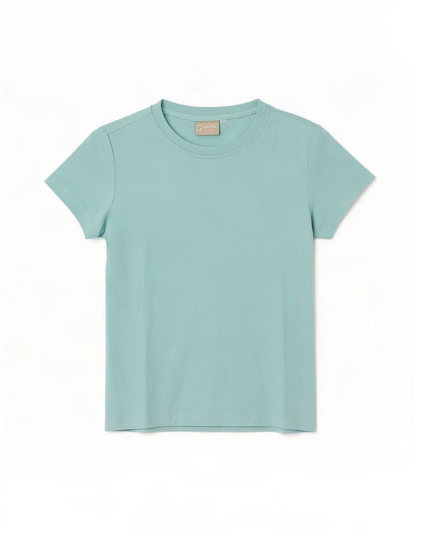 Lotto Womens T-Shirt Top UK 6 XS Blue Cotton