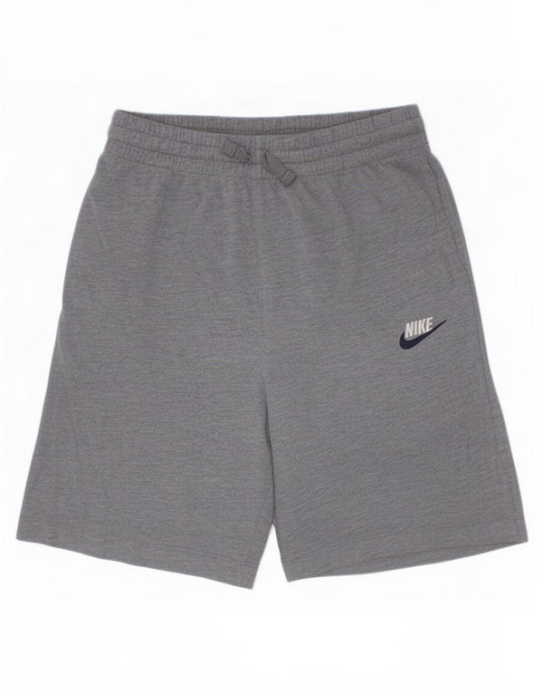 Nike Boys Standard Fit Sport Shorts 13-14 Years XL Grey Cotton