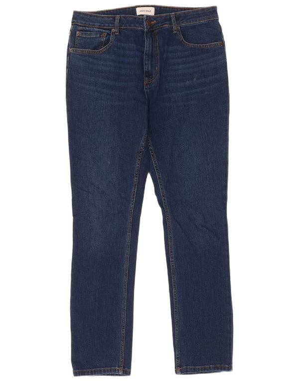 Jack Wills Mens Slim Jeans W32 L34 Navy Blue Cotton