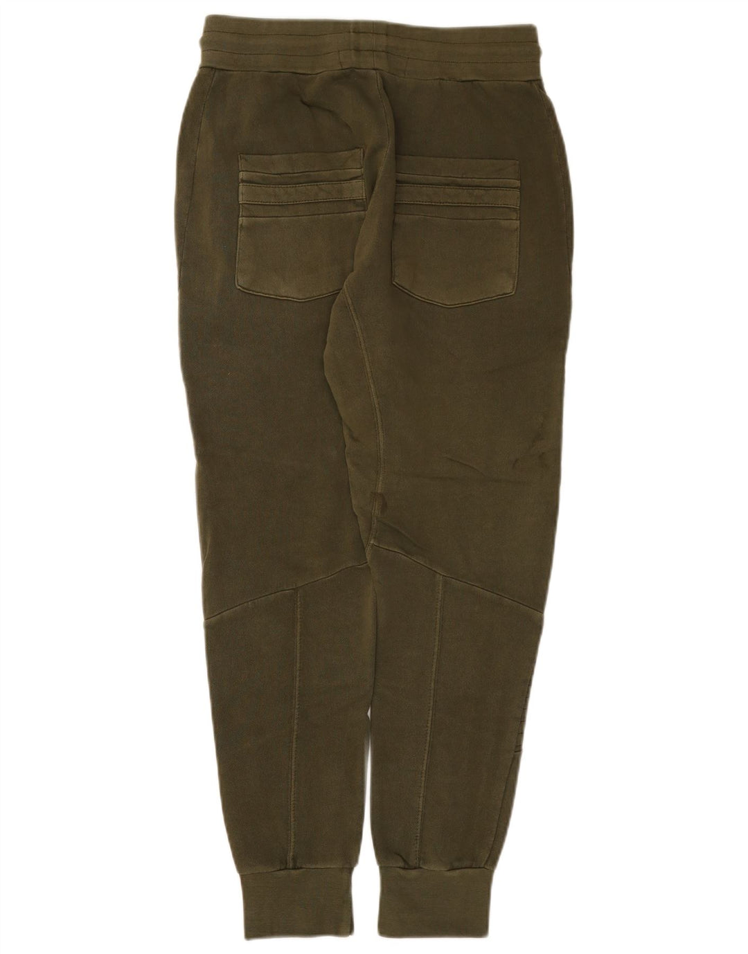 Zara Mens Tracksuit Trousers Joggers Medium Khaki Cotton