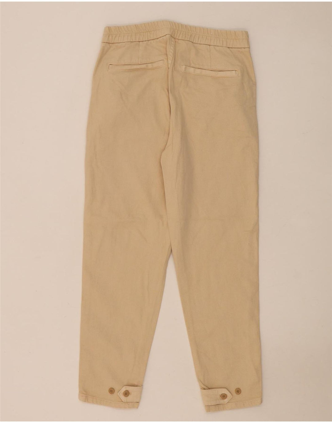 Zara Mens Tapered Chino Trousers Medium W30 L28 Beige
