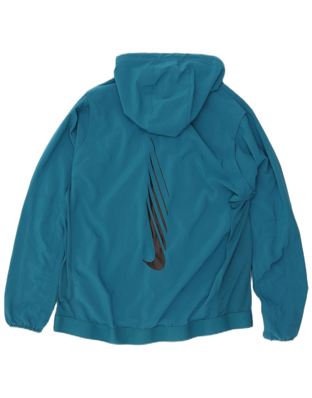 NIKE Mens Dri Fit Graphic Standard Fit Tracksuit Top Jacket Medium Blue